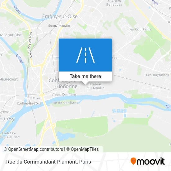 Rue du Commandant Plamont map