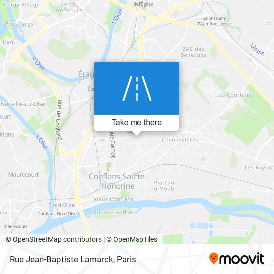 Mapa Rue Jean-Baptiste Lamarck