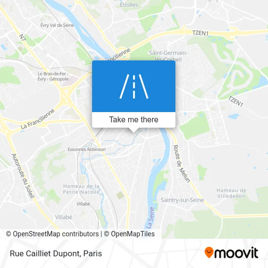 Rue Cailliet Dupont map