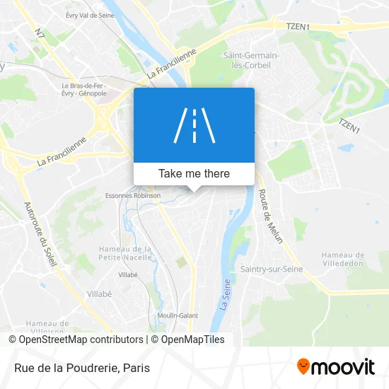 Rue de la Poudrerie map
