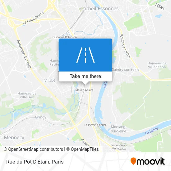 Rue du Pot D'Étain map