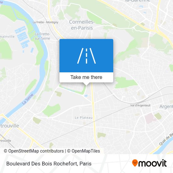 Boulevard Des Bois Rochefort map