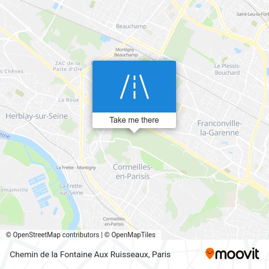 Chemin de la Fontaine Aux Ruisseaux map