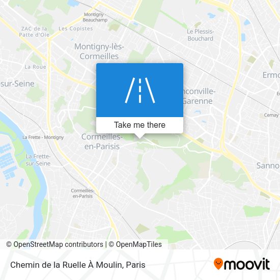 Chemin de la Ruelle À Moulin map