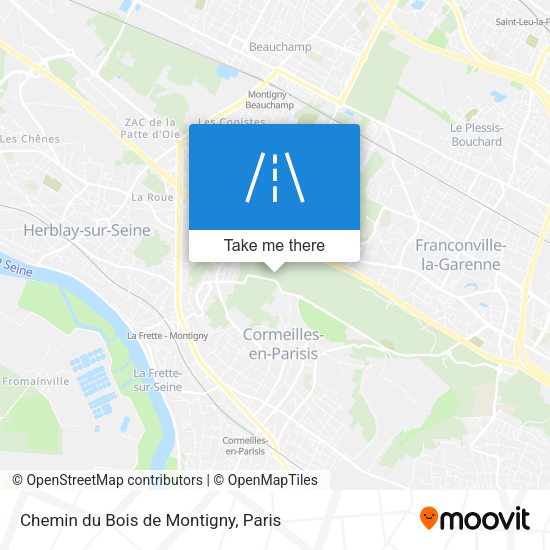 Chemin du Bois de Montigny map