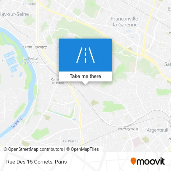 Rue Des 15 Cornets map