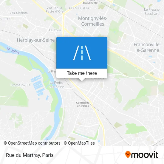 Rue du Martray map