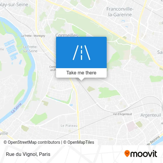 Rue du Vignol map