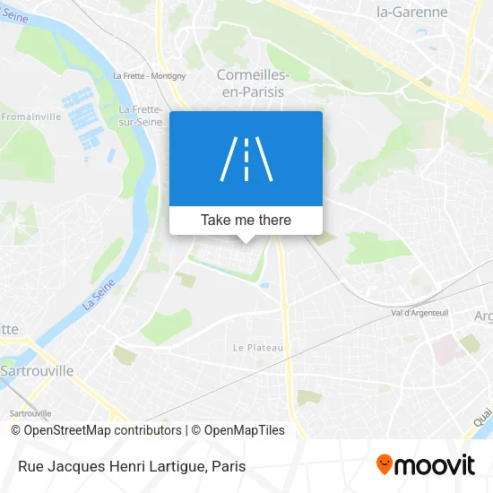 Rue Jacques Henri Lartigue map