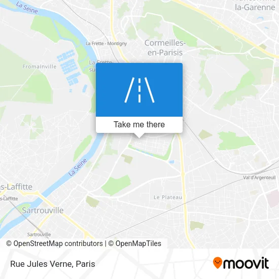 Rue Jules Verne map