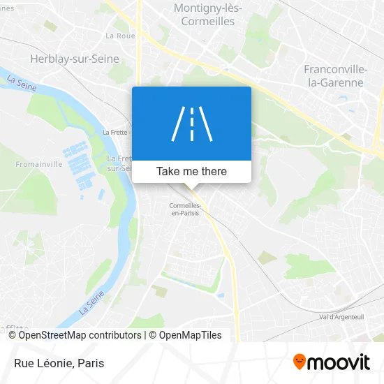 Rue Léonie map