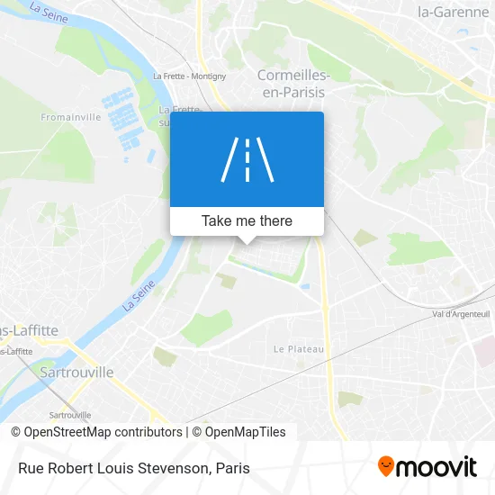 Rue Robert Louis Stevenson map