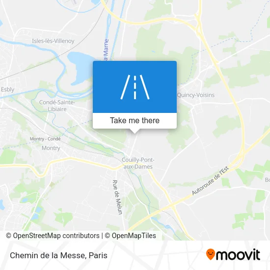 Chemin de la Messe map