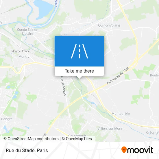 Mapa Rue du Stade