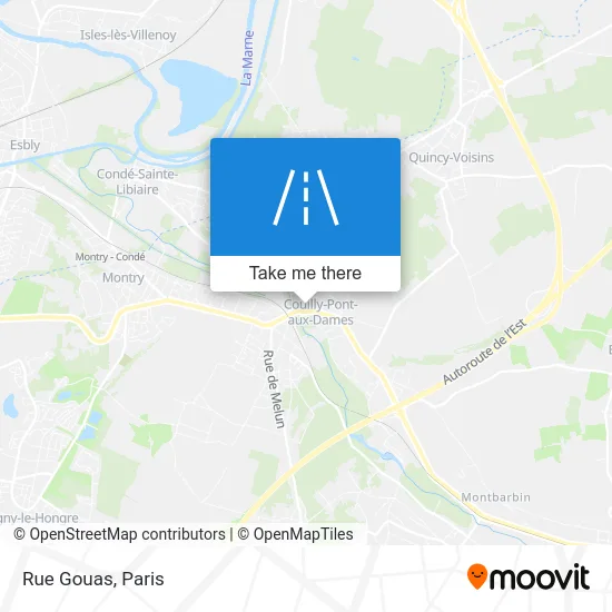 Rue Gouas map