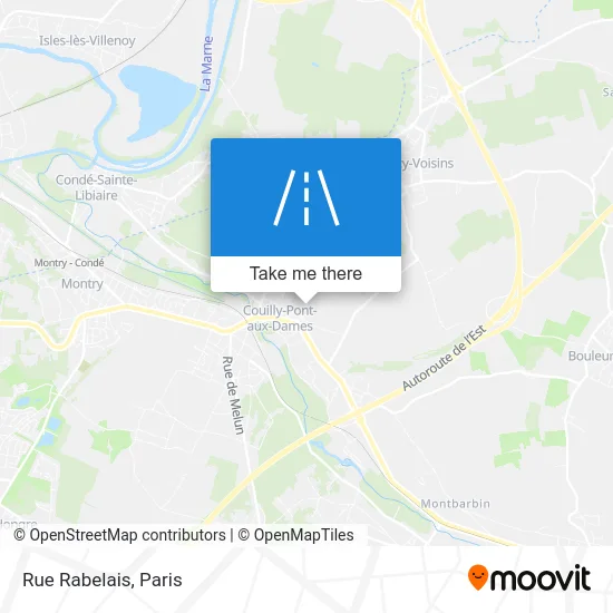 Rue Rabelais map