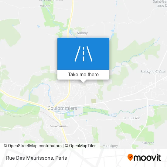 Rue Des Meurissons map