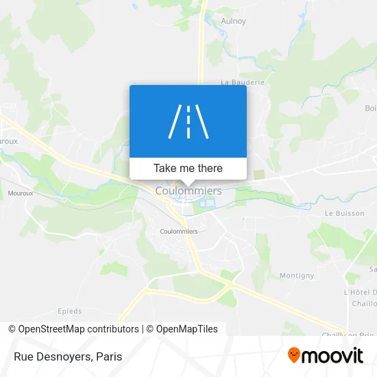Rue Desnoyers map