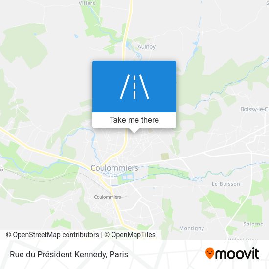 Rue du Président Kennedy map