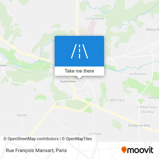 Rue François Mansart map