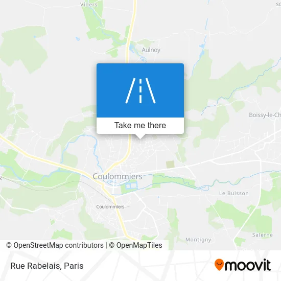 Rue Rabelais map