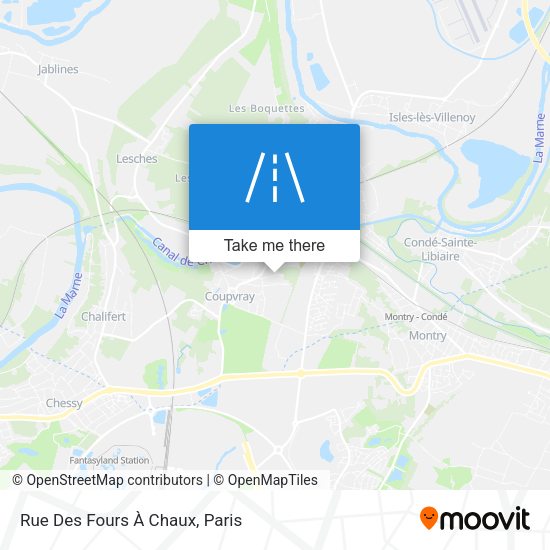 Rue Des Fours À Chaux map