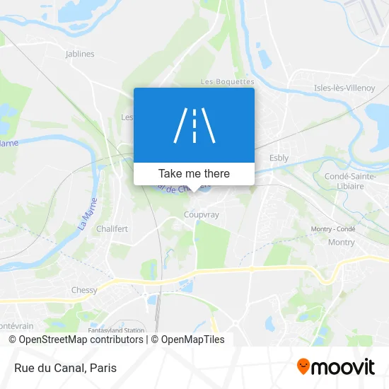 Rue du Canal map