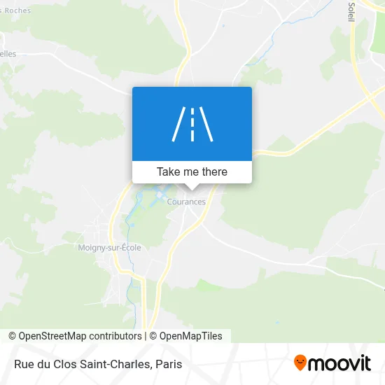 Rue du Clos Saint-Charles map