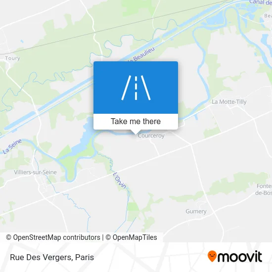 Rue Des Vergers map
