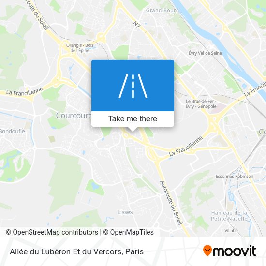 Allée du Lubéron Et du Vercors map