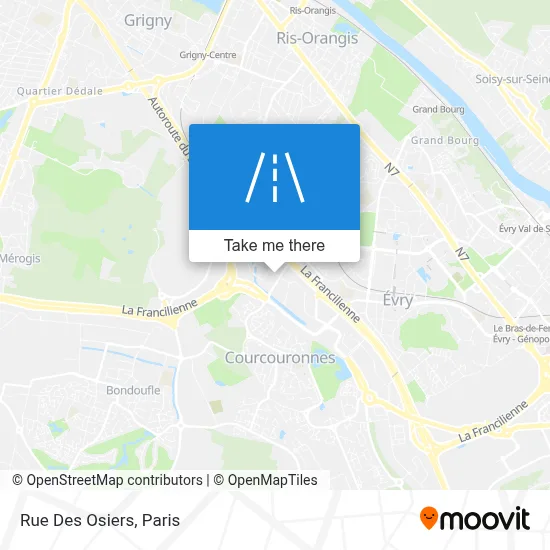Rue Des Osiers map