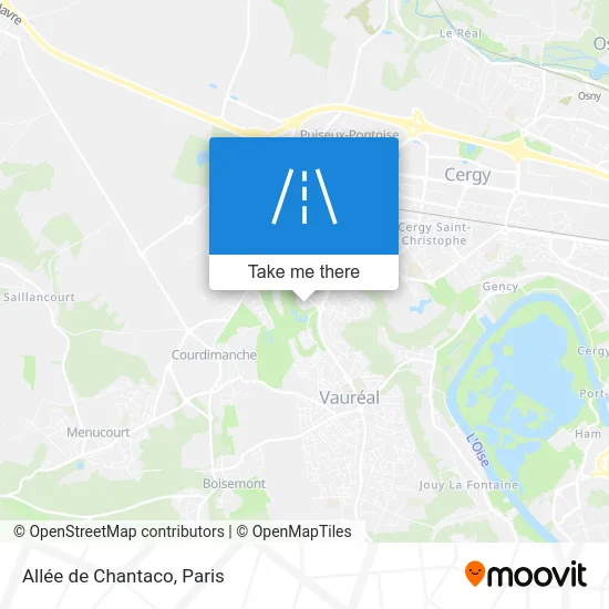 Allée de Chantaco map