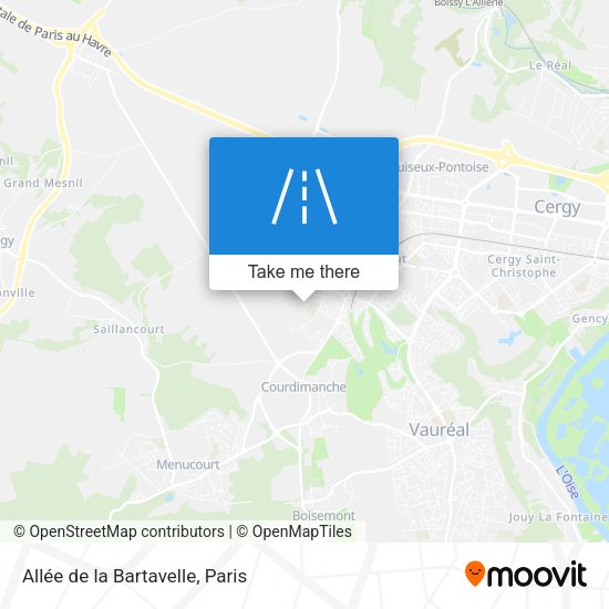 Allée de la Bartavelle map