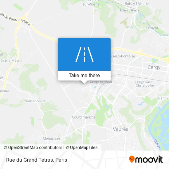 Rue du Grand Tetras map