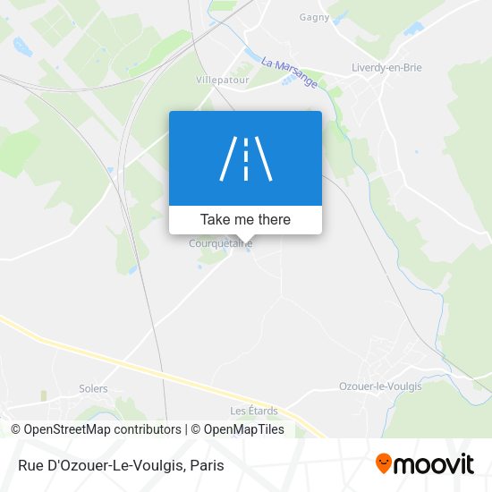 Rue D'Ozouer-Le-Voulgis map