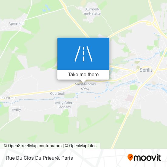 Rue Du Clos Du Prieuré map