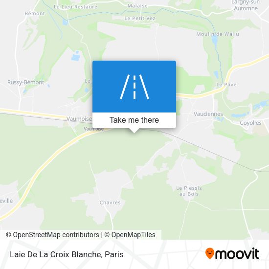 Laie De La Croix Blanche map