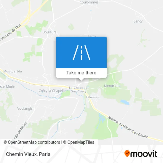 Chemin Vieux map