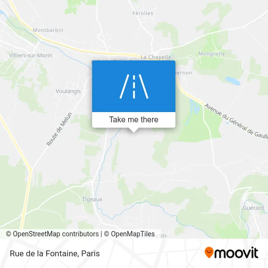 Rue de la Fontaine map