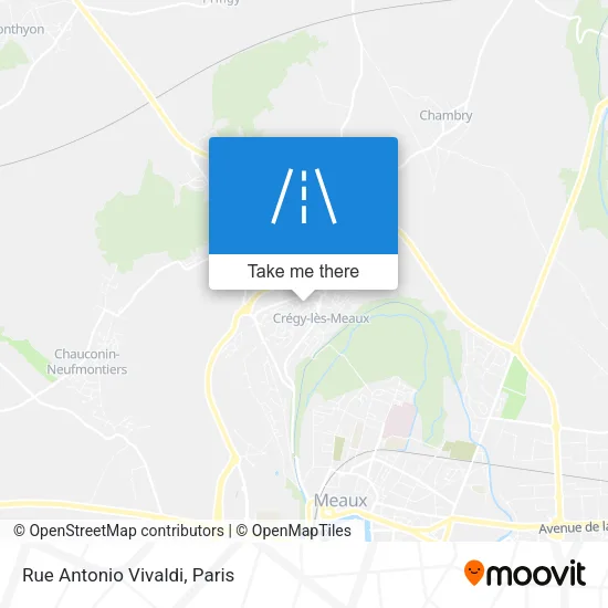Rue Antonio Vivaldi map