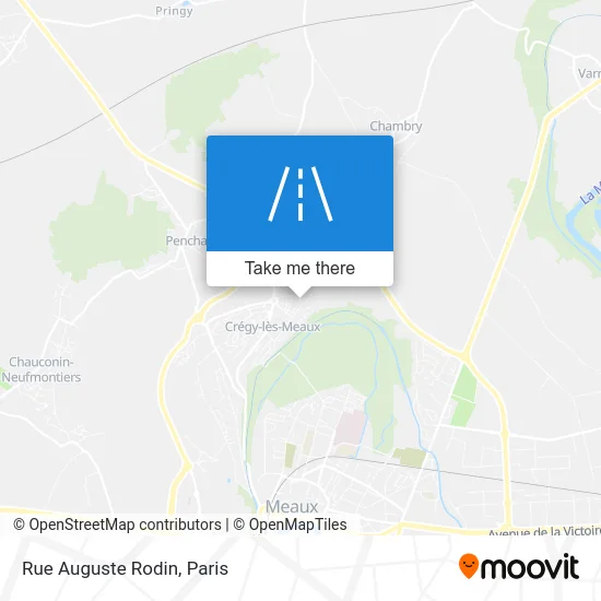 Rue Auguste Rodin map