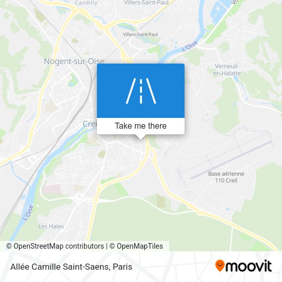 Allée Camille Saint-Saens map