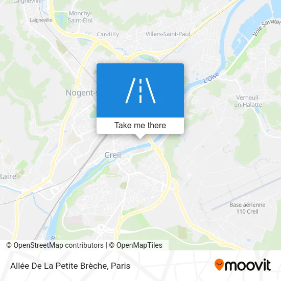 Allée De La Petite Brèche map