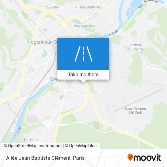 Allée Jean Baptiste Clément map
