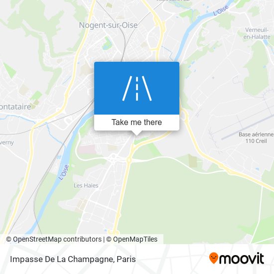 Impasse De La Champagne map