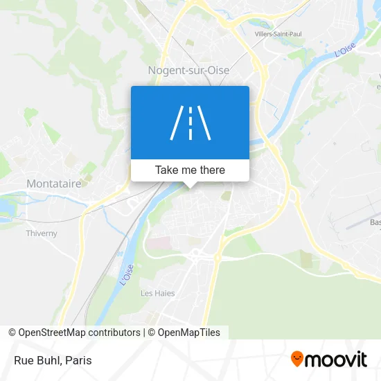 Rue Buhl map