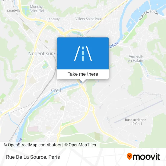 Rue De La Source map