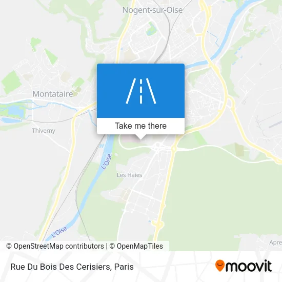 Rue Du Bois Des Cerisiers map