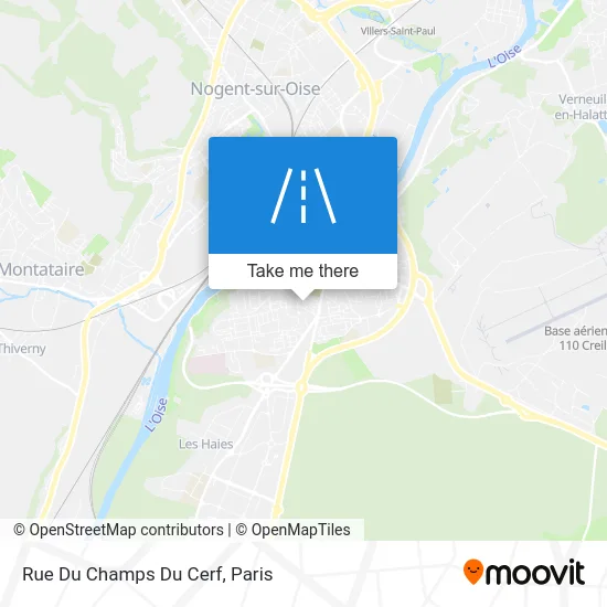 Rue Du Champs Du Cerf map