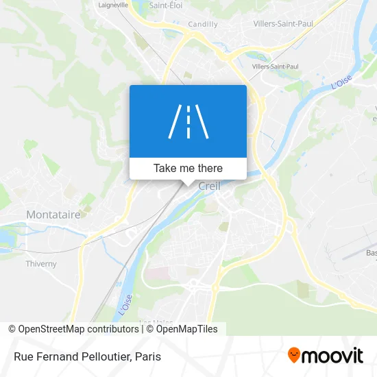 Rue Fernand Pelloutier map